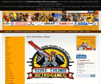 Sorethumbretrogames.com(Sore Thumb Retro Games) Screenshot