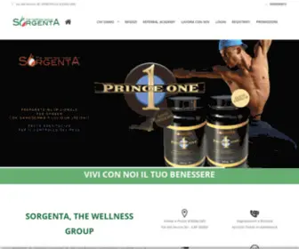 Sorgenta.com(The wellness group) Screenshot