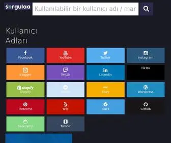 Sorgulaa.com(Kullanıcı Adı Sorgula) Screenshot