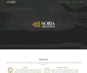 Soriaabogados.com(Soria Abogados) Screenshot