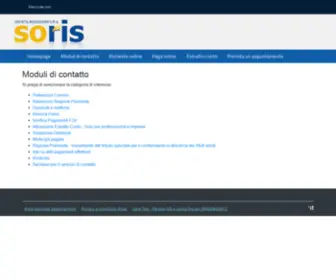 Sorisform.it(Moduli di contatto) Screenshot