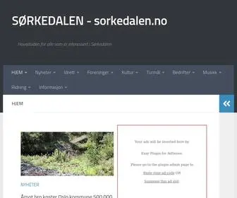 Sorkedalen.no(SØRKEDALEN) Screenshot