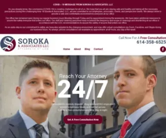 Sorokalegal.com(Soroka & Associates) Screenshot