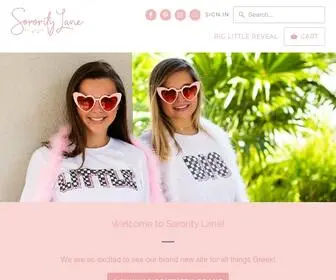 Sororitylane.com(Sorority Lane) Screenshot