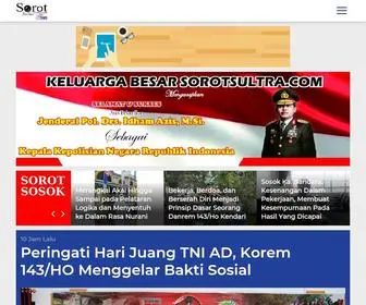 Sorotsultra.com(Sorot Sultra) Screenshot