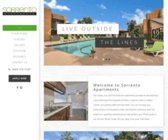 Sorrentoazapts.com(Mesa Apartments) Screenshot