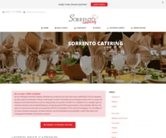 Sorrentocatering.com(Sorrento Catering) Screenshot