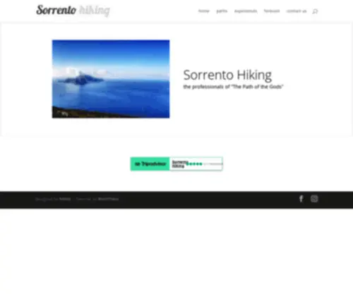 Sorrentohiking.com(The professionals of "The Path of the Gods") Screenshot