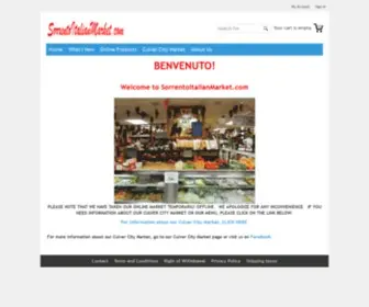 Sorrentoitalianmarket.com(This text) Screenshot