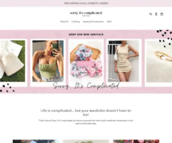 Sorryitscomplicated.com(Sorry, It's Complicated) Screenshot