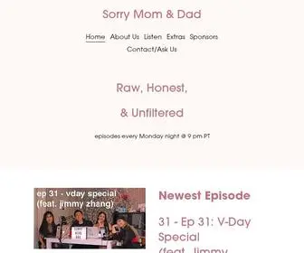 Sorrymomanddadshow.com(Sorrymomanddadshow) Screenshot