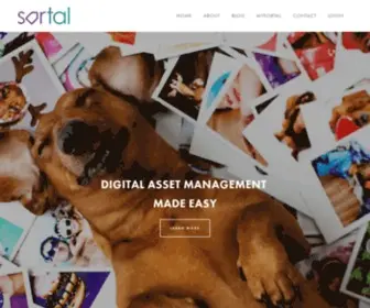 Sortal.io(Artificial Intelligent Digital Asset Management) Screenshot