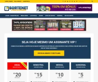 Sortenet.com(Últimos Resultados das Loterias da Caixa) Screenshot