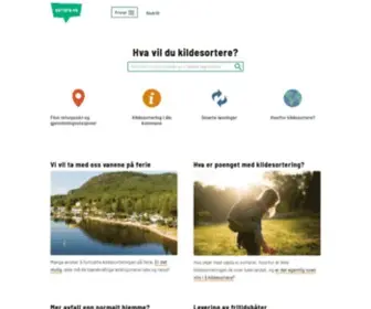 Sortere.no(Gjør det enkelt å kaste mindre og sortere mer) Screenshot