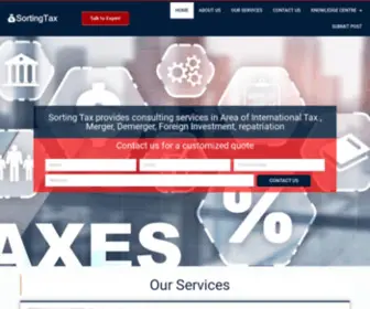 Sortingtax.com(Sorting tax) Screenshot
