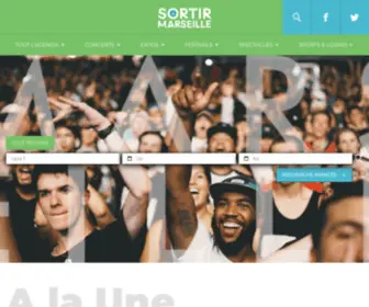 Sortiramarseille.com(Sortir à Marseille) Screenshot