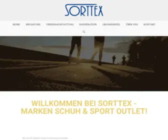 Sorttex.de(Sorttex Sportoutlet) Screenshot