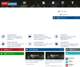 Sorubankasi.org(Sorubankasi) Screenshot