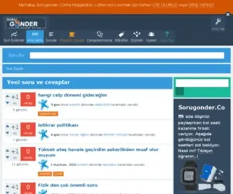 Sorugonder.com(Soru Sor) Screenshot