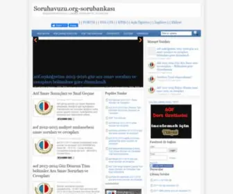 Soruhavuzu.org(Açıköğretim çıkmış sorular) Screenshot