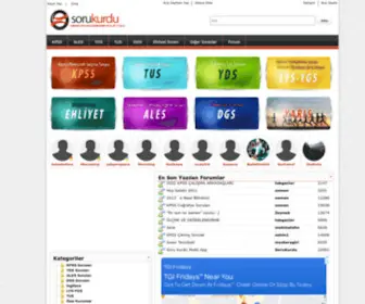 Sorukurdu.com(Bütün sınavların soruları ve cevapları) Screenshot