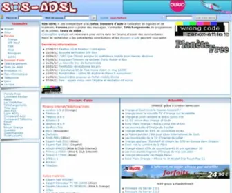 Sos-ADSL.com(Infos) Screenshot