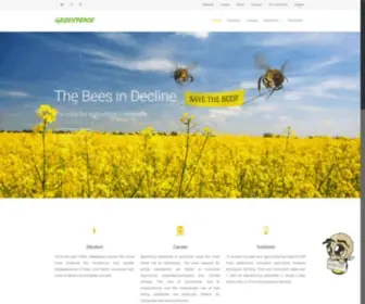 Sos-Bees.org(Greenpeace) Screenshot