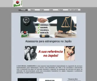 Sos-Brasil.com(Assessoria para brasileiros) Screenshot