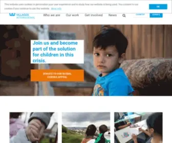 Sos-Childrensvillages.org(SOS Children's Villages) Screenshot