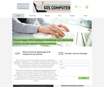 Sos-Computer-France.com(Dépannage informatique) Screenshot