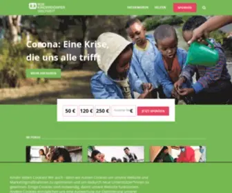 Sos-Kinderdoerfer.de(Wir helfen Kindern in der ganzen Welt) Screenshot