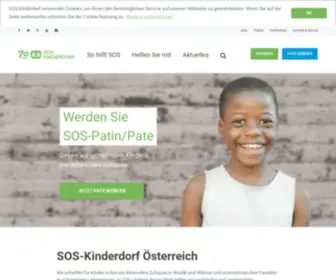 Sos-Kinderdorf.at(SOS-Kinderdorf Österreich) Screenshot