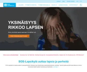 Sos-Lapsikyla.fi(SOS-Lapsikylä) Screenshot