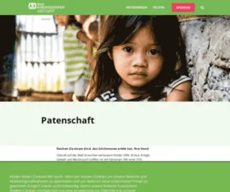 Sos-Paten.de(Patenschaft für Kinder in Not) Screenshot