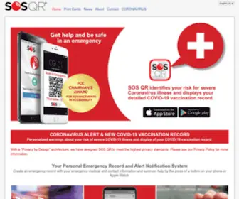 Sos-QR.com(SOS App) Screenshot