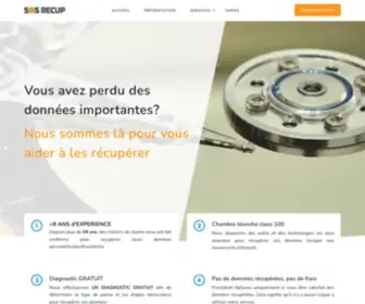Sos-Recup.com(SOS RECUP Algérie) Screenshot