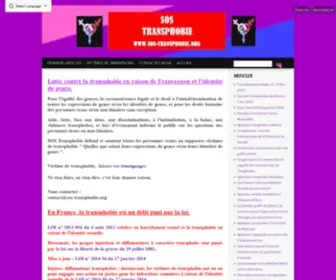 Sos-Transphobie.org(SOS TRANSPHOBIE) Screenshot