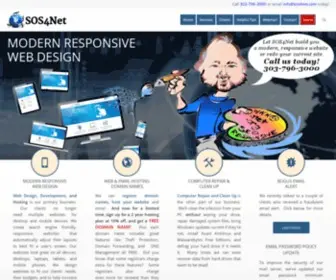 Sos4Net.com(Web Design & Hosting) Screenshot
