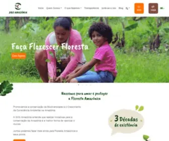 Sosamazonia.org.br(SOS Amazônia) Screenshot