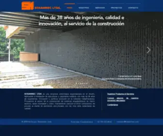 Sosammec.com(Estructura metálica) Screenshot