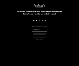 Sosascentsco.com(Please Log In) Screenshot