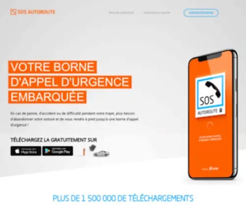Sosautoroute.fr(SOS Autoroute) Screenshot