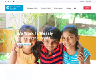 Soschildrensvillages.lk(SOS Children’s Villages Sri Lanka) Screenshot
