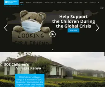 Soschildrensvillageskenya.org(SOS Children's Villages Kenya) Screenshot