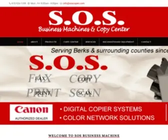 Soscopier.com(Copy machines) Screenshot
