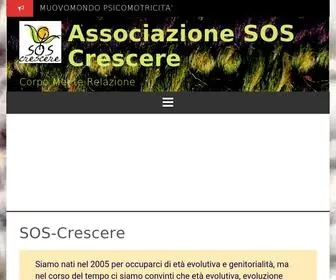 Soscrescere.org(Associazione SOS Crescere) Screenshot