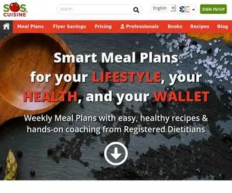 Soscuisine.com(Customize your Weekly Meal Plan with SOSCuisine Customize your Weekly Meal Plan with SOSCuisine) Screenshot