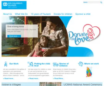 SoscVsrilanka.org(SOS Children’s Villages Sri Lanka) Screenshot