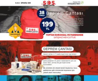 Sosdepremcantasi.com(S.O.S Deprem) Screenshot