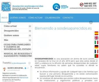 Sosdesaparecidos.es(SOS Desaparecidos) Screenshot